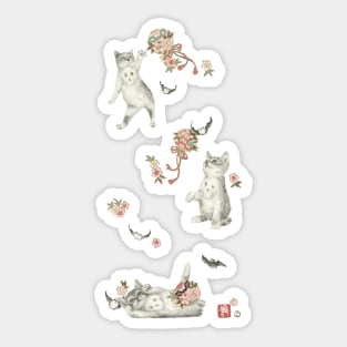 Kitten Play Sticker